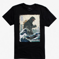 the great wave godzilla